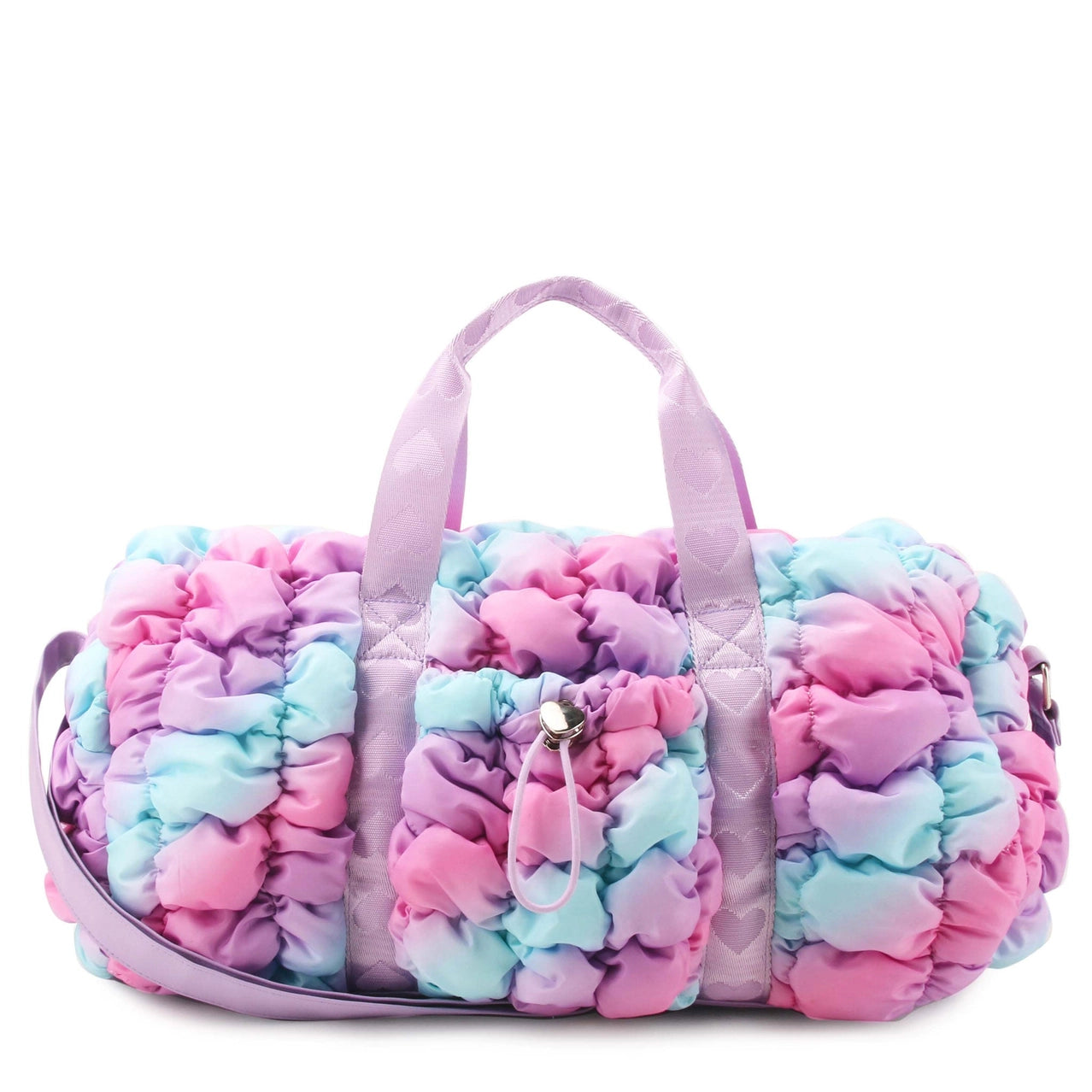 Quilted Scrunchies Ombré Large Barrel Duffle Bag