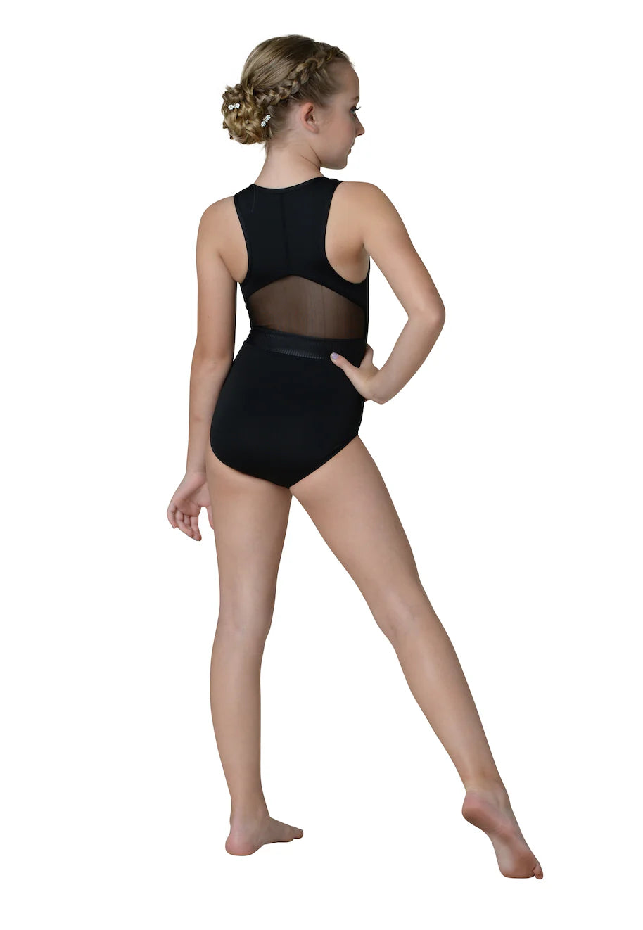 Kids Kinsley Zip Front Leotard (22117C)