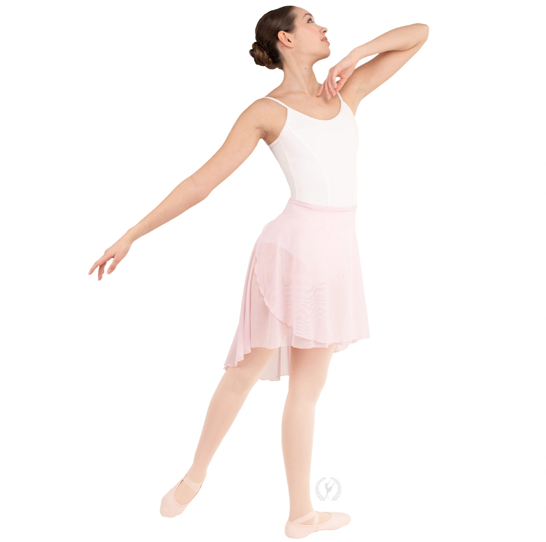 Dramatic Mesh Wrap Skirt (41136)