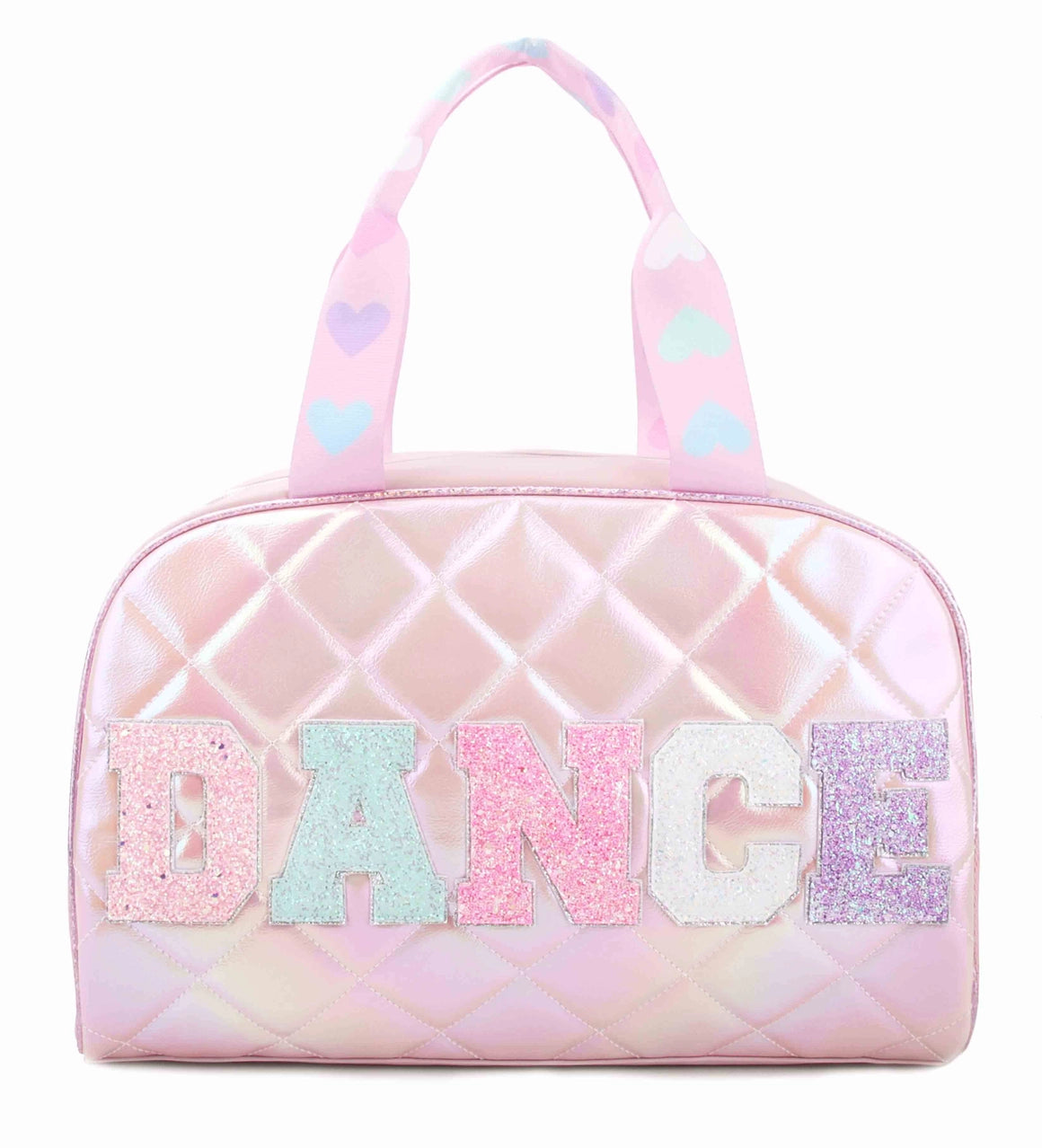 Dance Metallic Quilted Duffle Bag