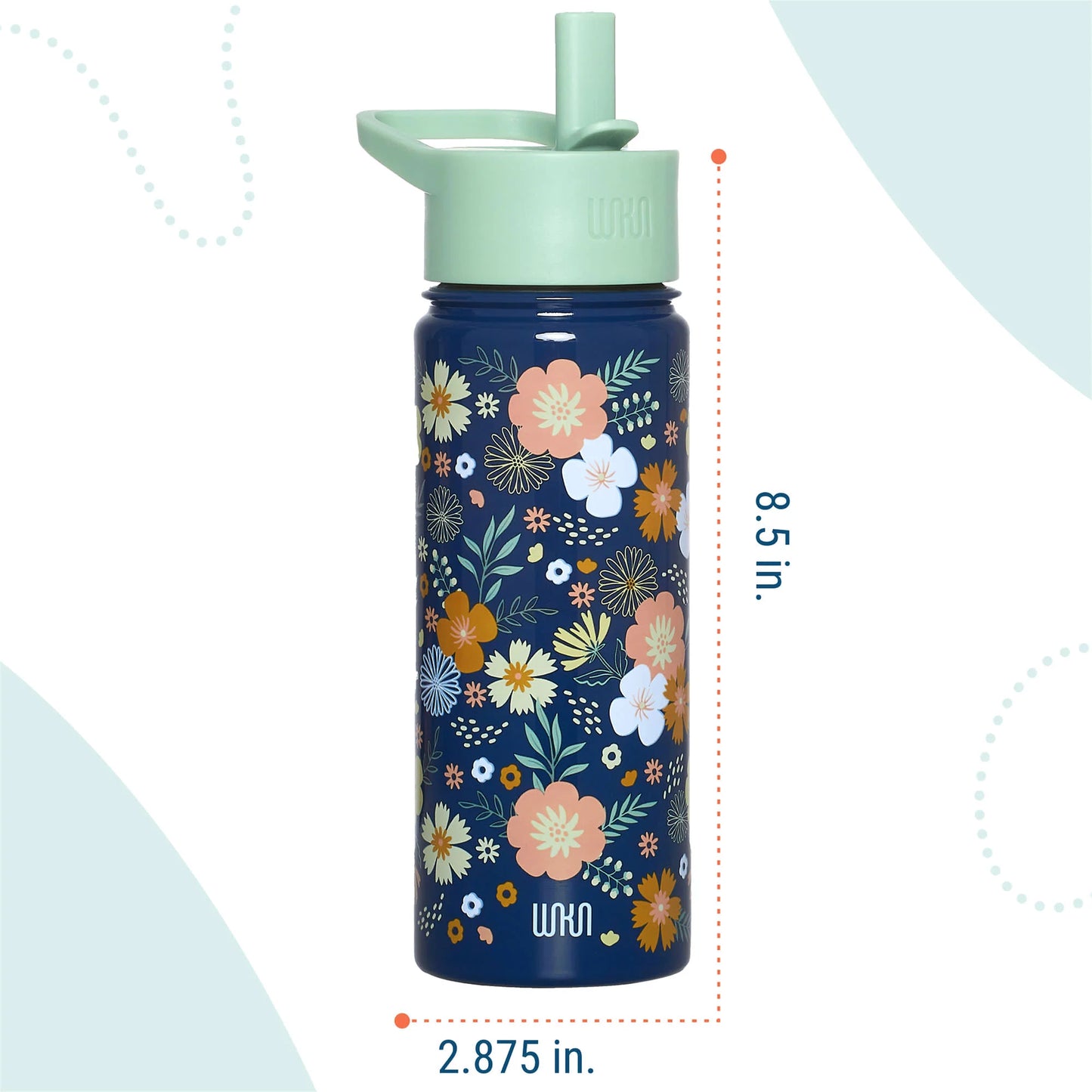 Wildflower Bloom Steel Water Bottle 18 oz (23912)