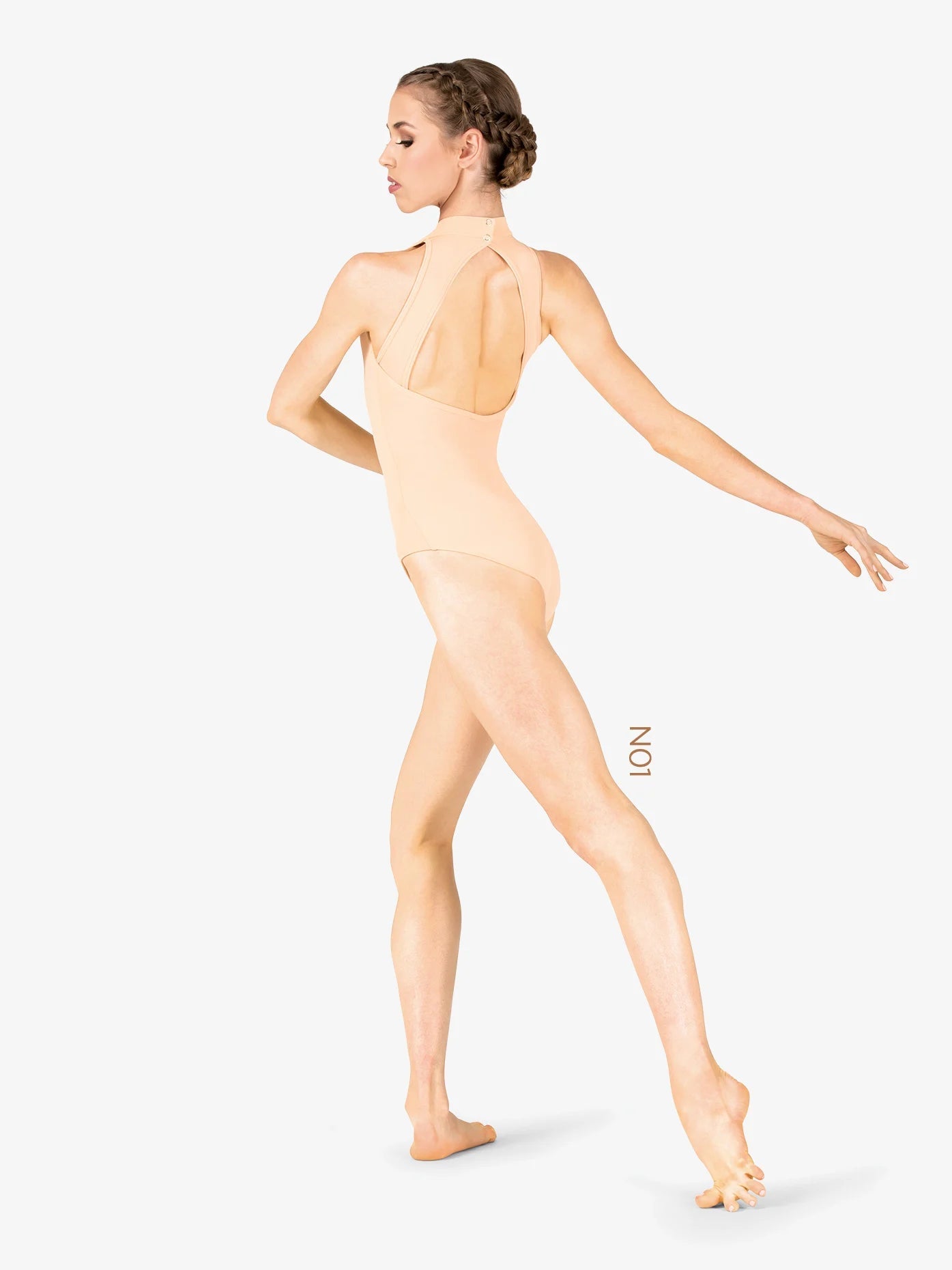 M2 Womens True Bare High Neck Tank Leotard