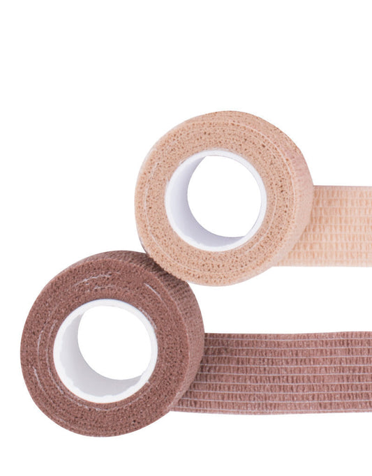 light and dark nude one inch toe tape rolls
