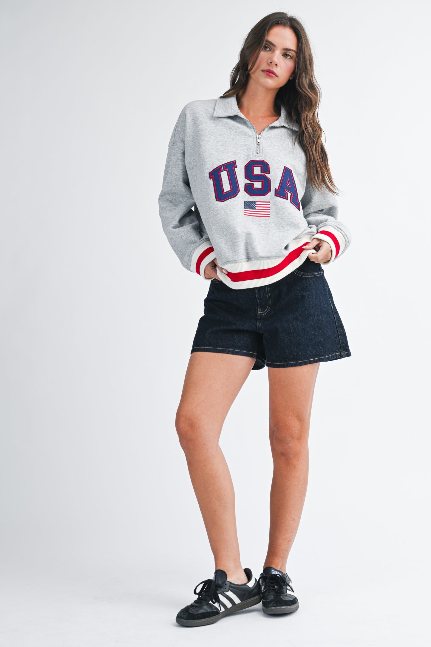 USA Quarter-Zip Pullover