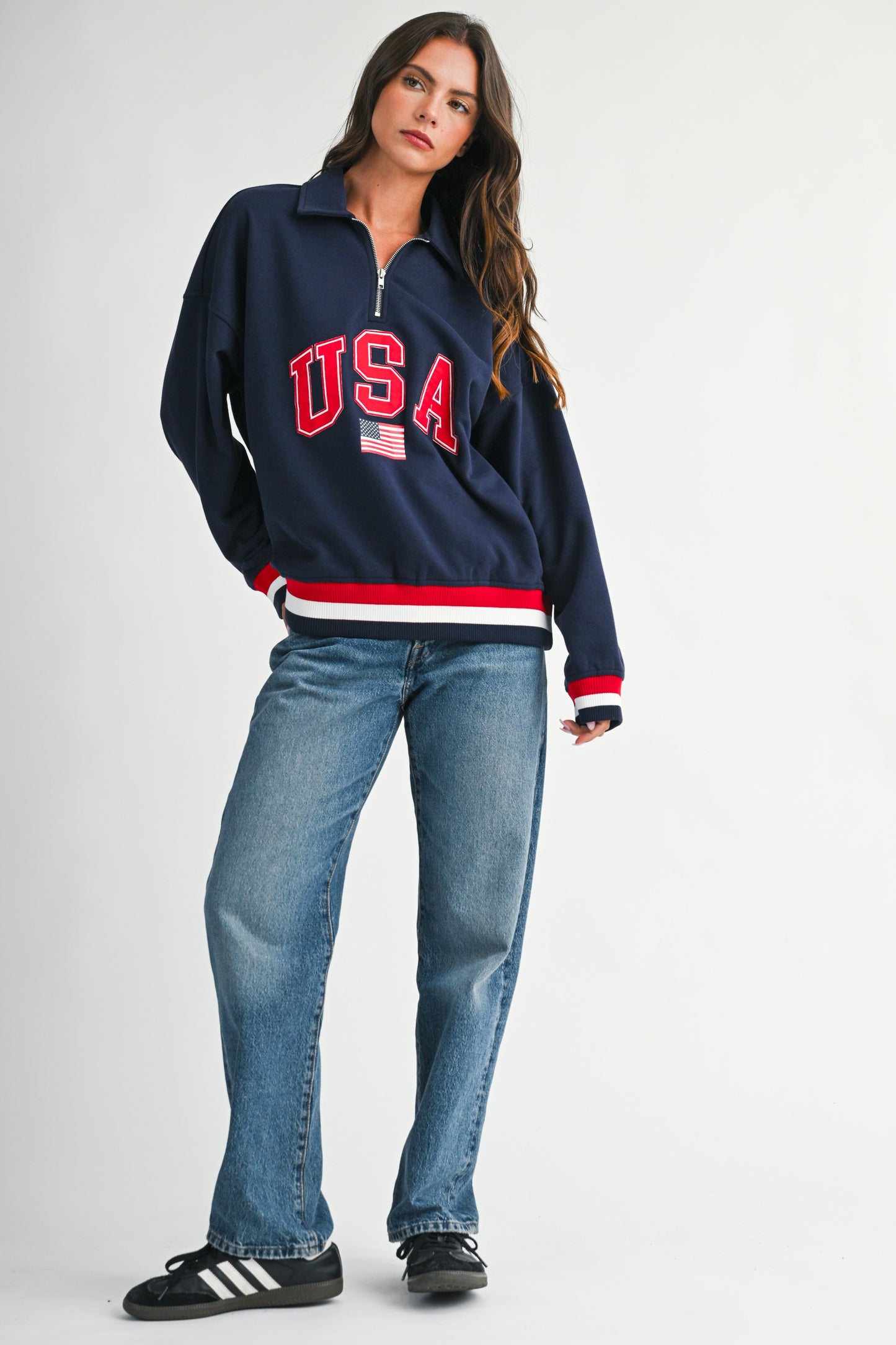 USA Quarter-Zip Pullover