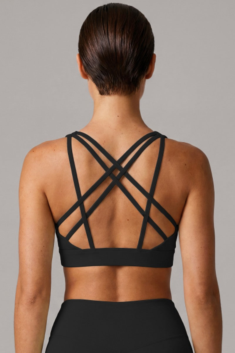 Crisscross Back Bra Top