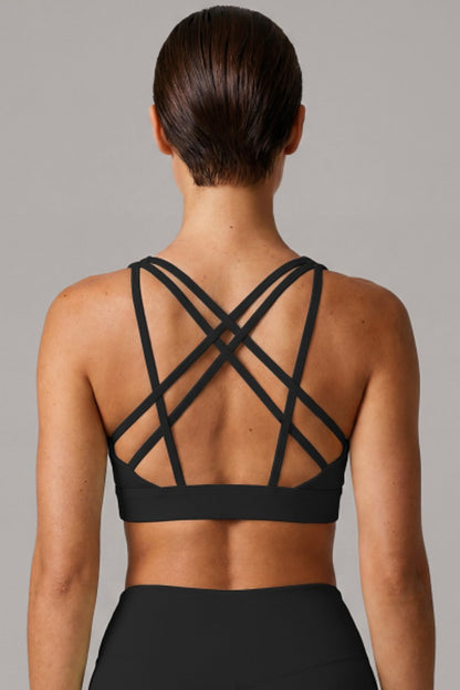 Crisscross Back Bra Top