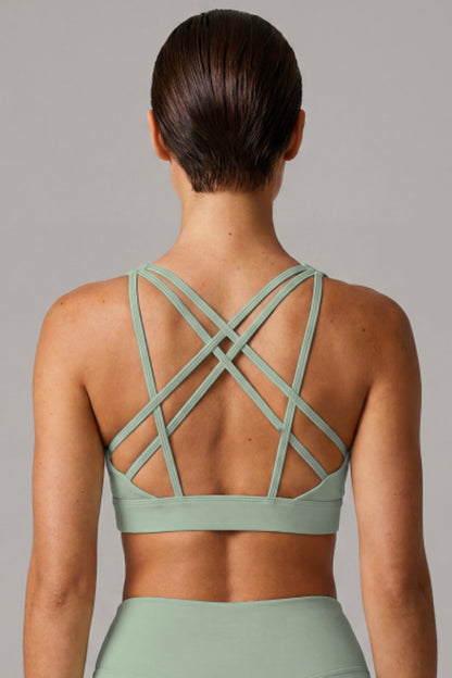 Crisscross Back Bra Top