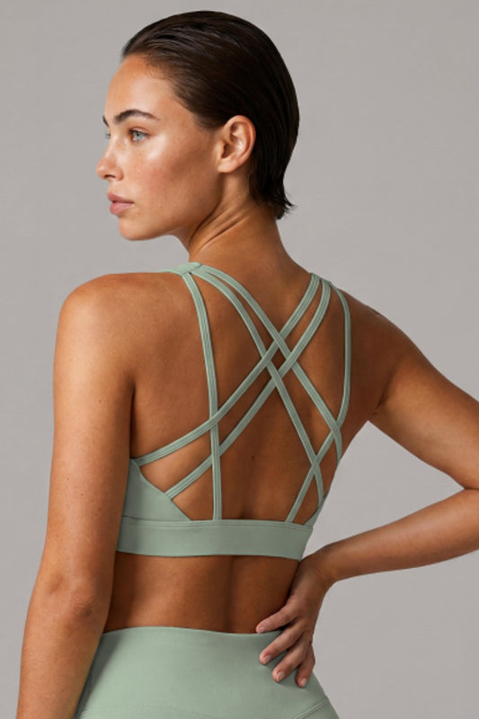 Crisscross Back Bra Top