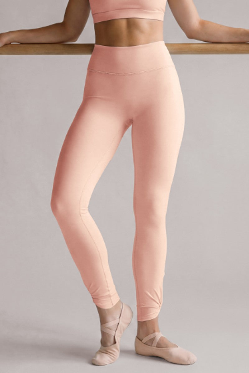 Side-Cut Pleated High Rise Leggings