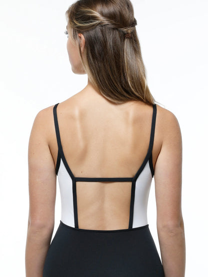 Oxford Square Back Camisole Leotard (2769A)