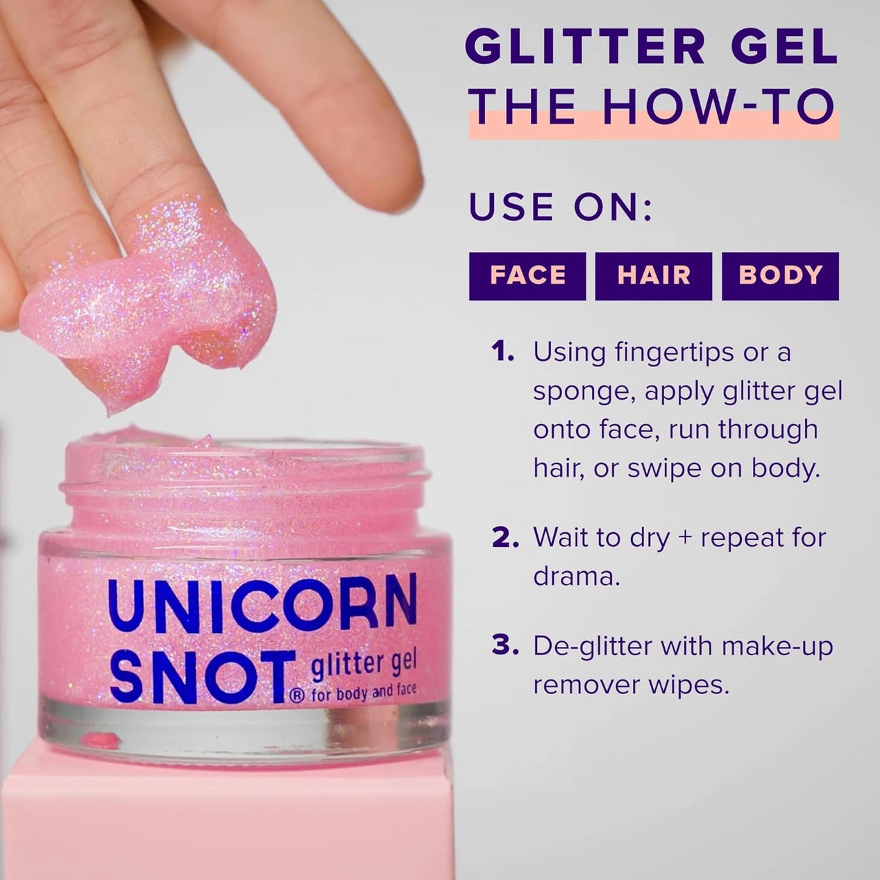 Original Glitter Gel - Flamingo-Pink