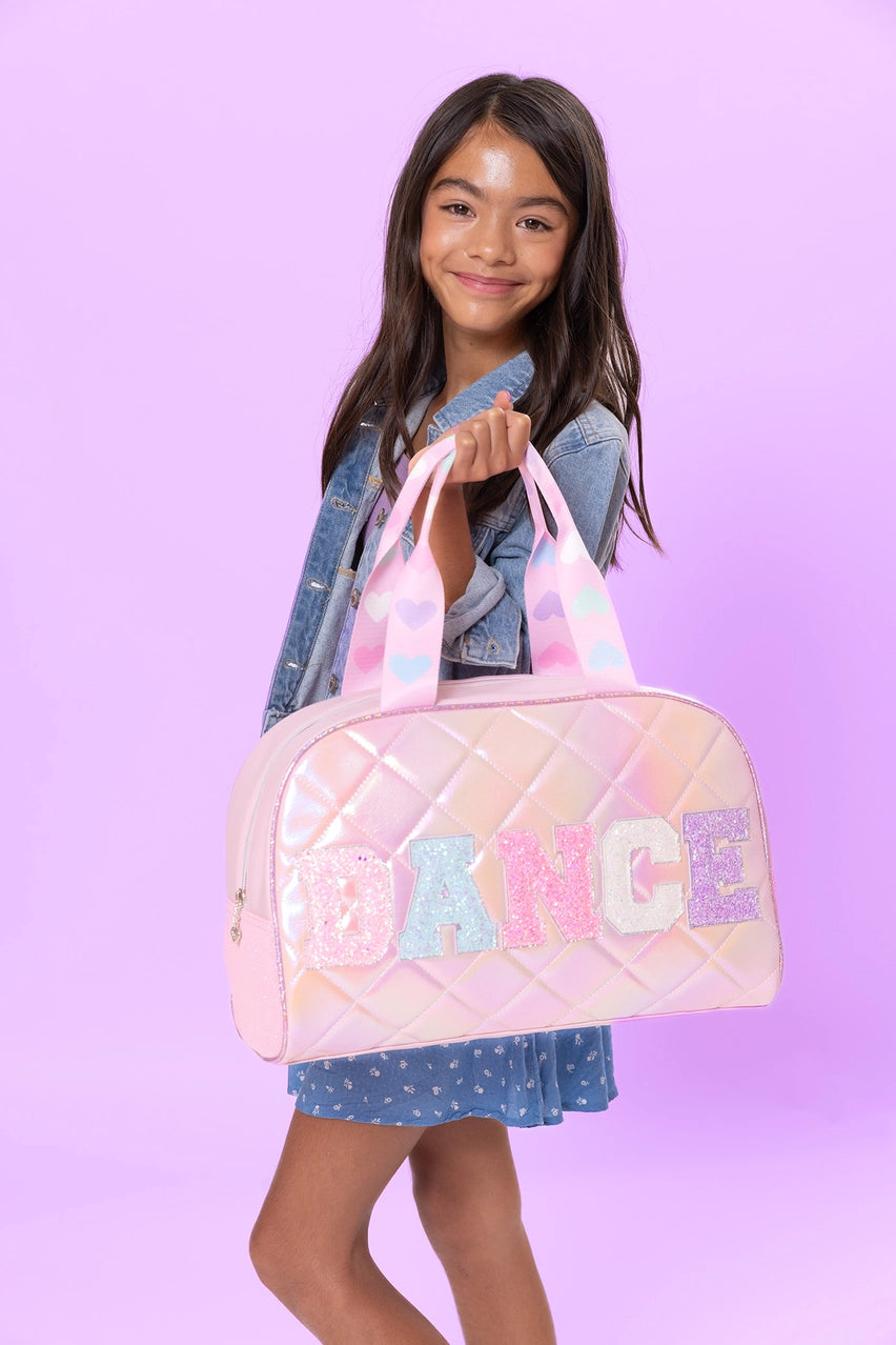 Dance Metallic Quilted Duffle Bag