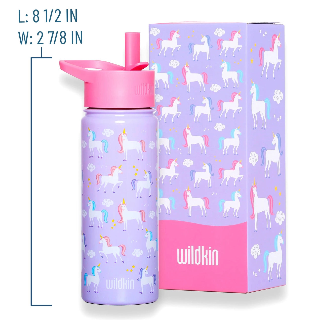 Unicorn Steel Water Bottle 18 oz (23002)