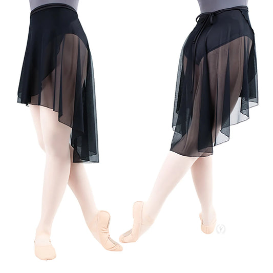 Dramatic Mesh Wrap Skirt (41136)