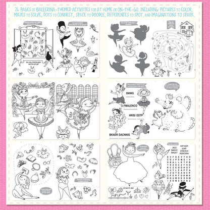 Little Book of Big Fun | Ballerina Activity Book + Stickers