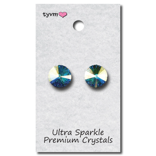 14 mm Single Stone Earrings (96014P)