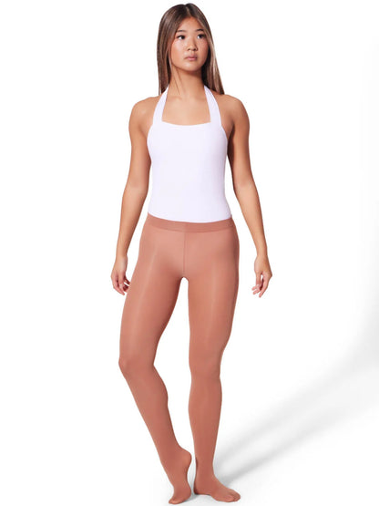Adult Ultra Soft Self Knit Waistband Footed Tight (1915)