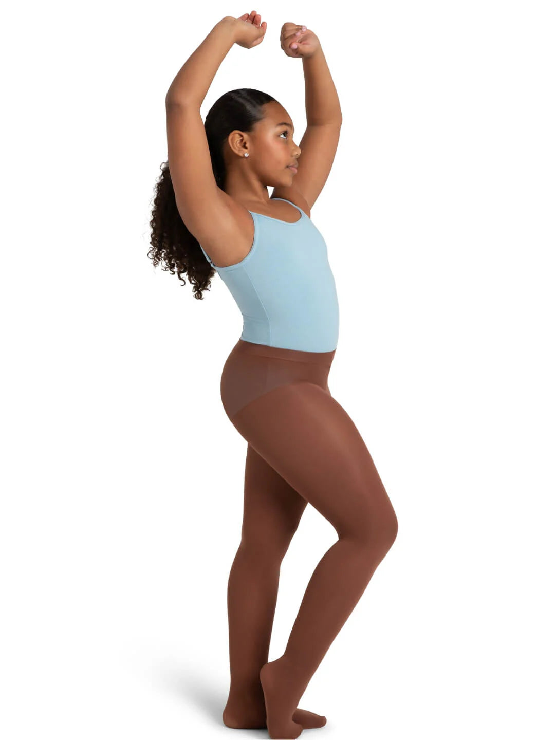 Girls Ultra Soft Self Knit Waistband Transition Tight (1916C)