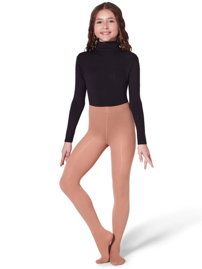 Girls Ultra Soft Self Knit Waistband Transition Tight (1916C)
