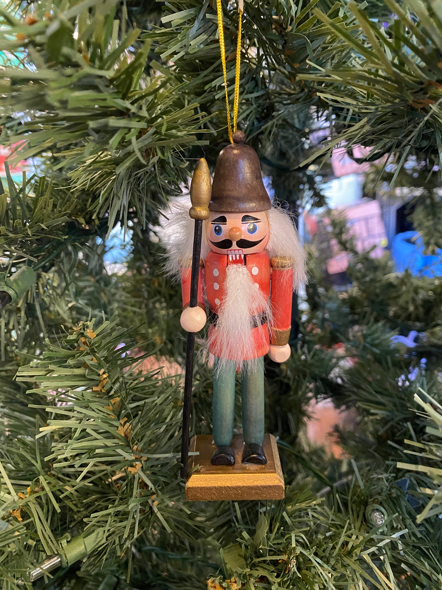 Wooden Nutcracker Ornament