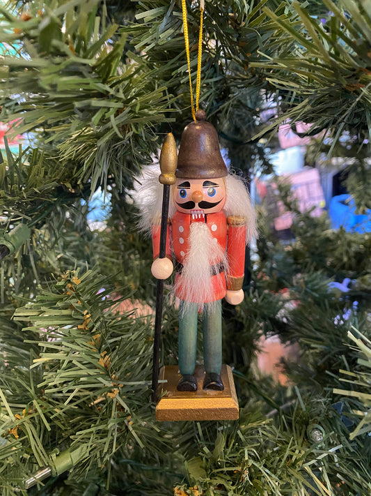Wooden Nutcracker Ornament