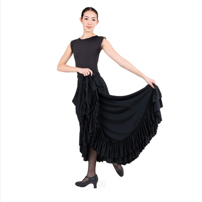 Youth Double Ruffle Skirt (Flamenco Skirt)