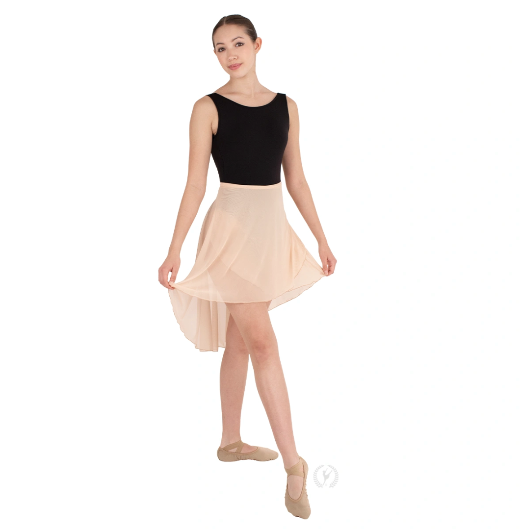 Dramatic Mesh Wrap Skirt (41136)