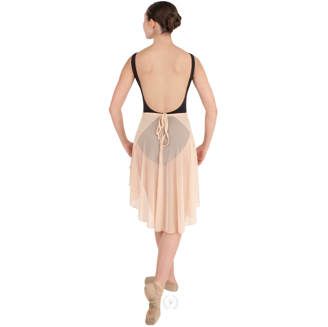 Dramatic Mesh Wrap Skirt (41136)