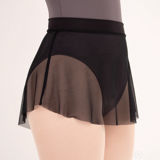 Womens Mesh Pull-On Mini Ballet Skirt (41121)