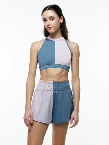 Oxford Mock Neck Top (4028A)
