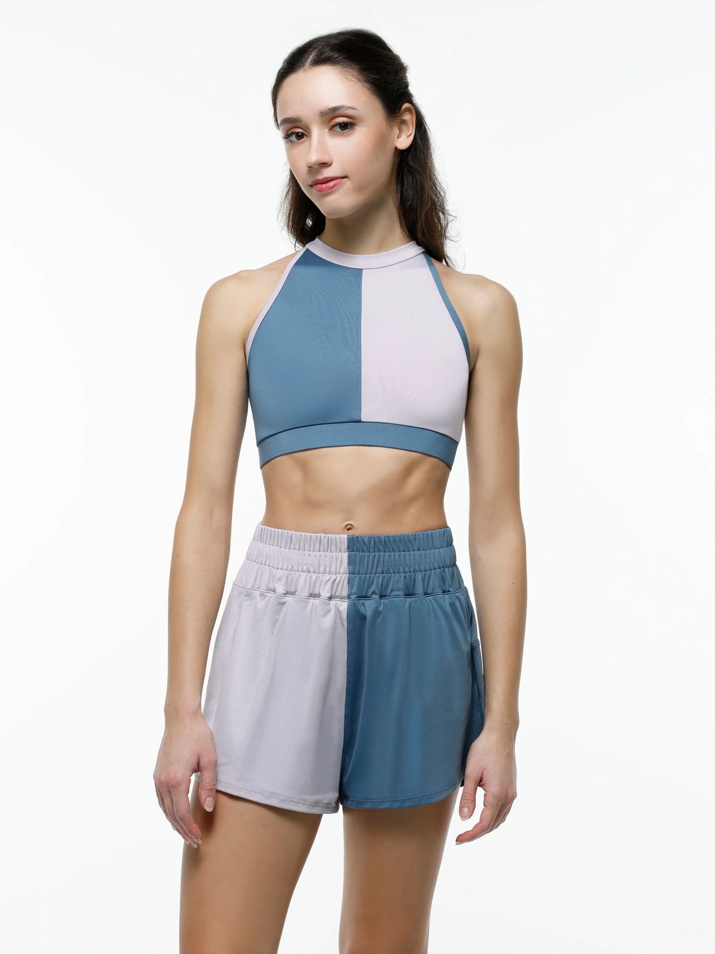 Oxford High Waist Lounge Short (7016A)