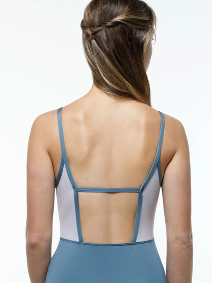 Oxford Square Back Camisole Leotard (2769A)