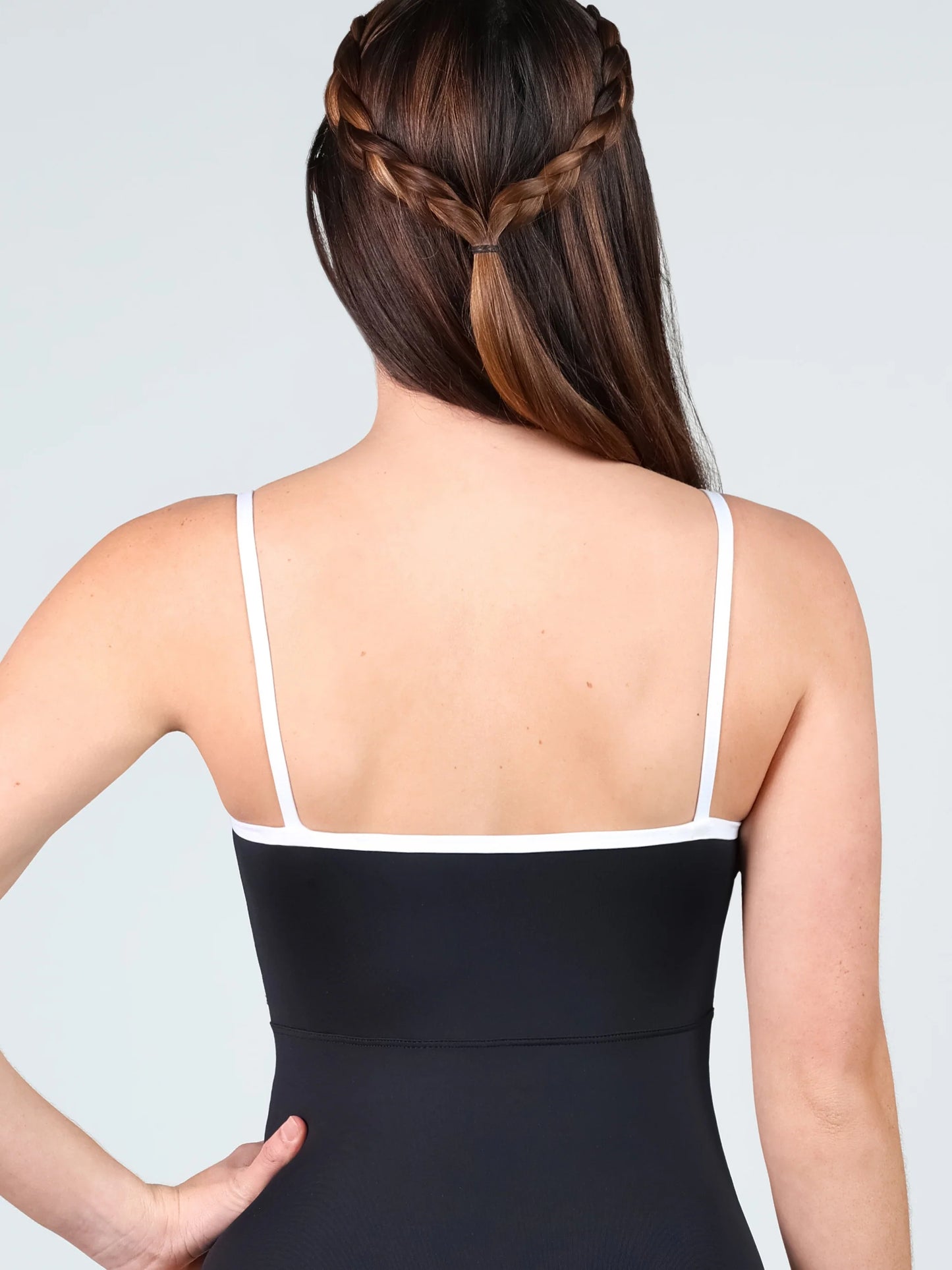 Varsity Zip Front Camisole Leotard (2846A)