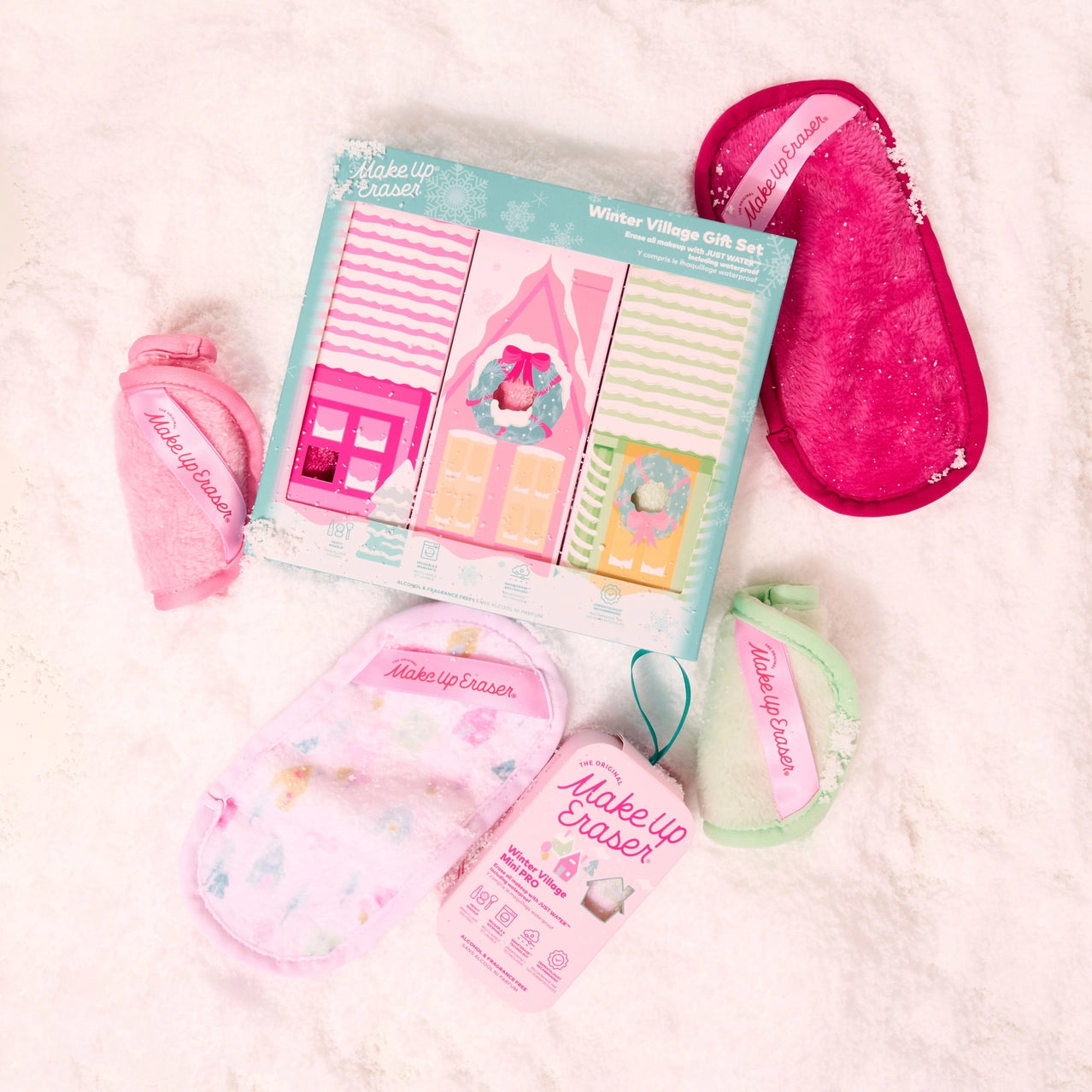 Winter Village 3pc Makeup Eraser Value Gift Set