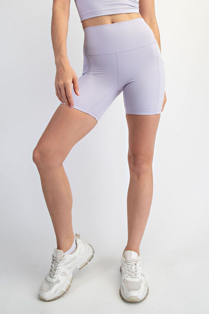 Nylon Butter 6in Biker Shorts