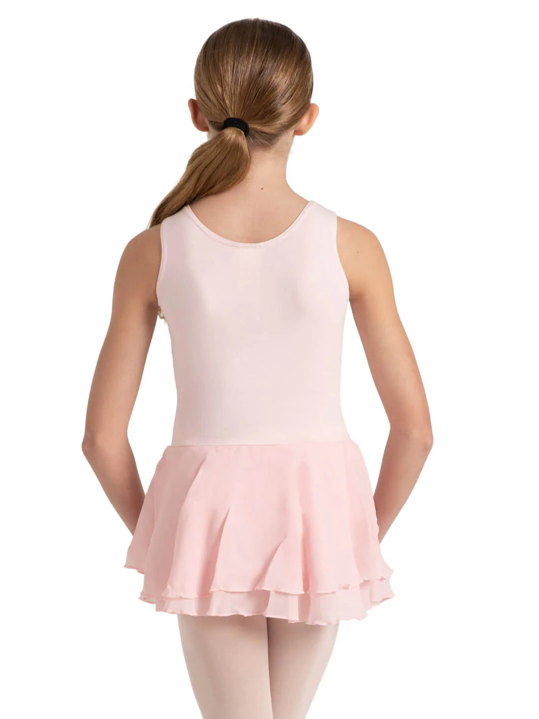 Youth Flowy Double Layer Skirt Tank Dress (CC877C)