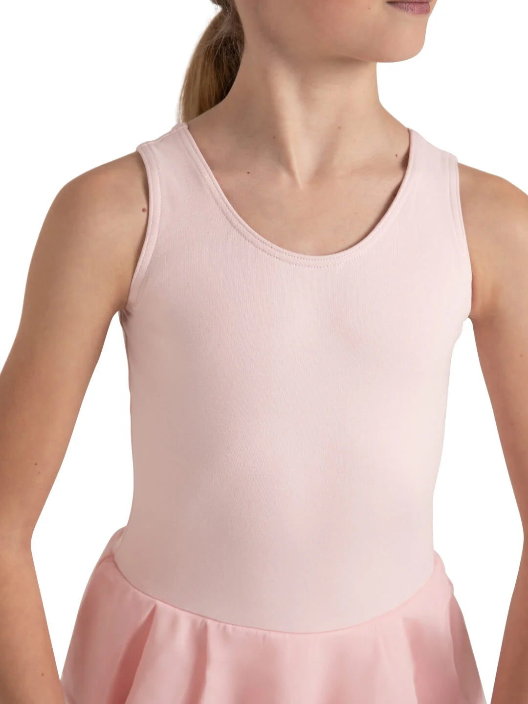 Youth Flowy Double Layer Skirt Tank Dress (CC877C)