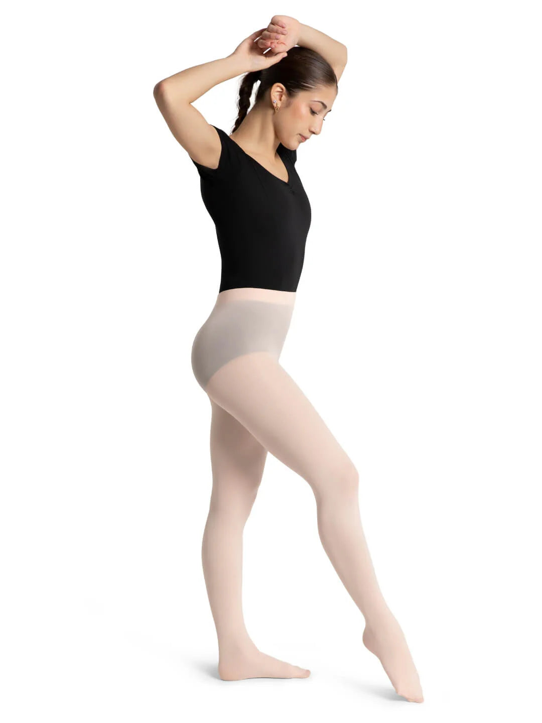 Adult Ultra Soft Self Knit Waistband Footed Tight (1915)