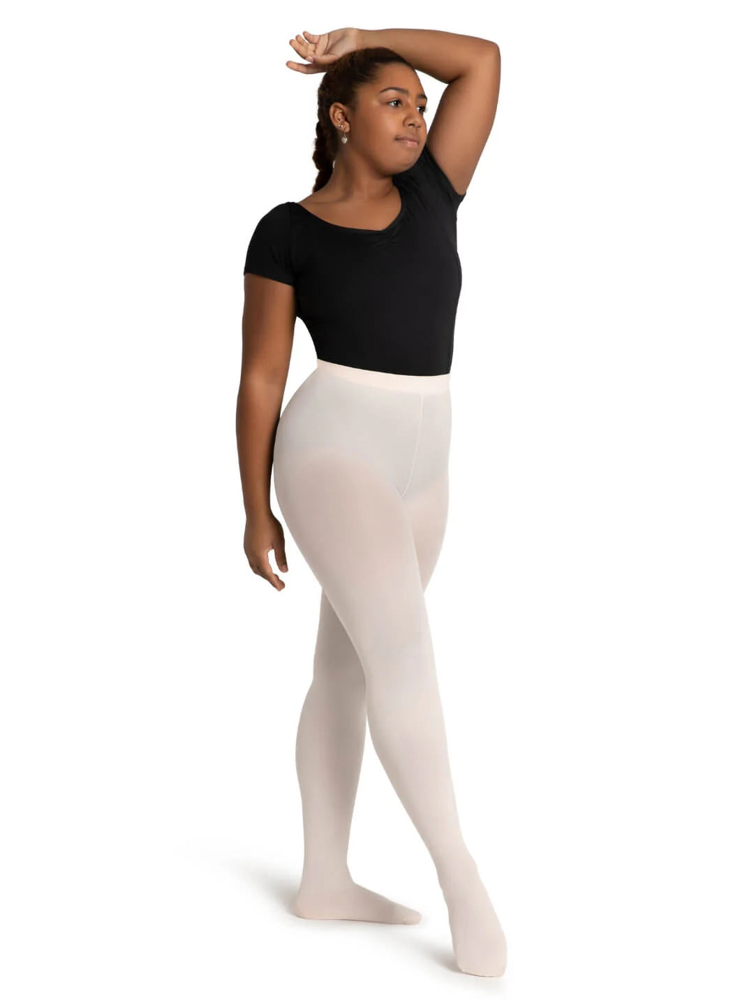 Adult Ultra Soft Self Knit Waistband Footed Tight (1915)