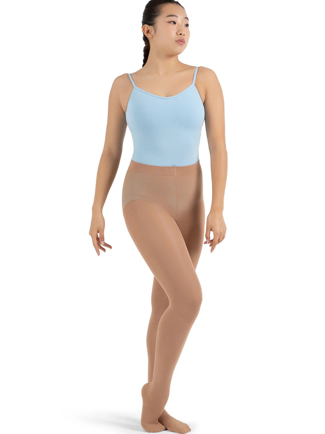 Adult Ultra Soft Self Knit Waistband Footed Tight (1915)