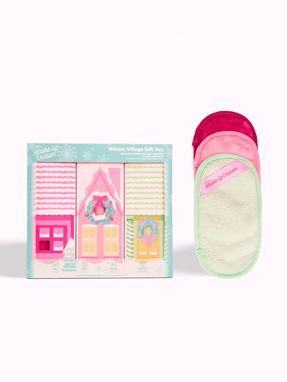 Winter Village 3pc Makeup Eraser Value Gift Set