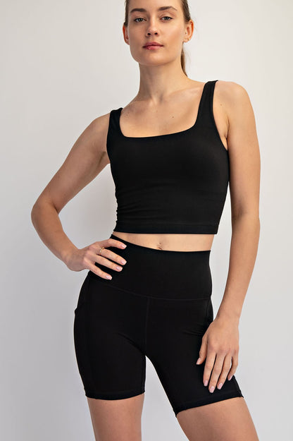 Nylon Butter 6in Biker Shorts