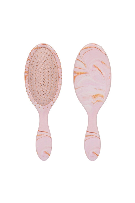 CALA Wet-N-Dry Detangling Hair Brush - Pink Marble