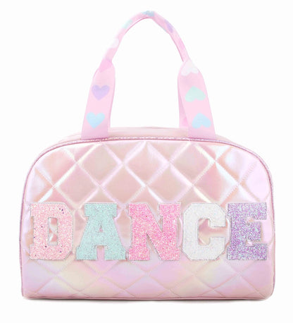 Dance Metallic Quilted Duffle Bag