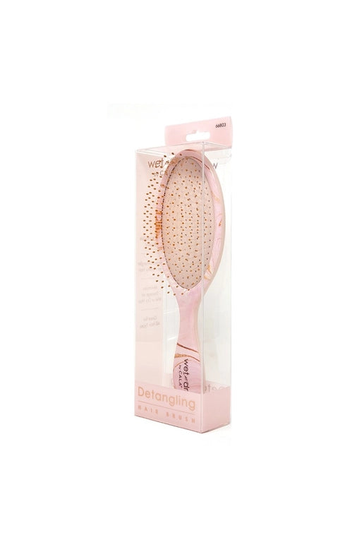 CALA Wet-N-Dry Detangling Hair Brush - Pink Marble