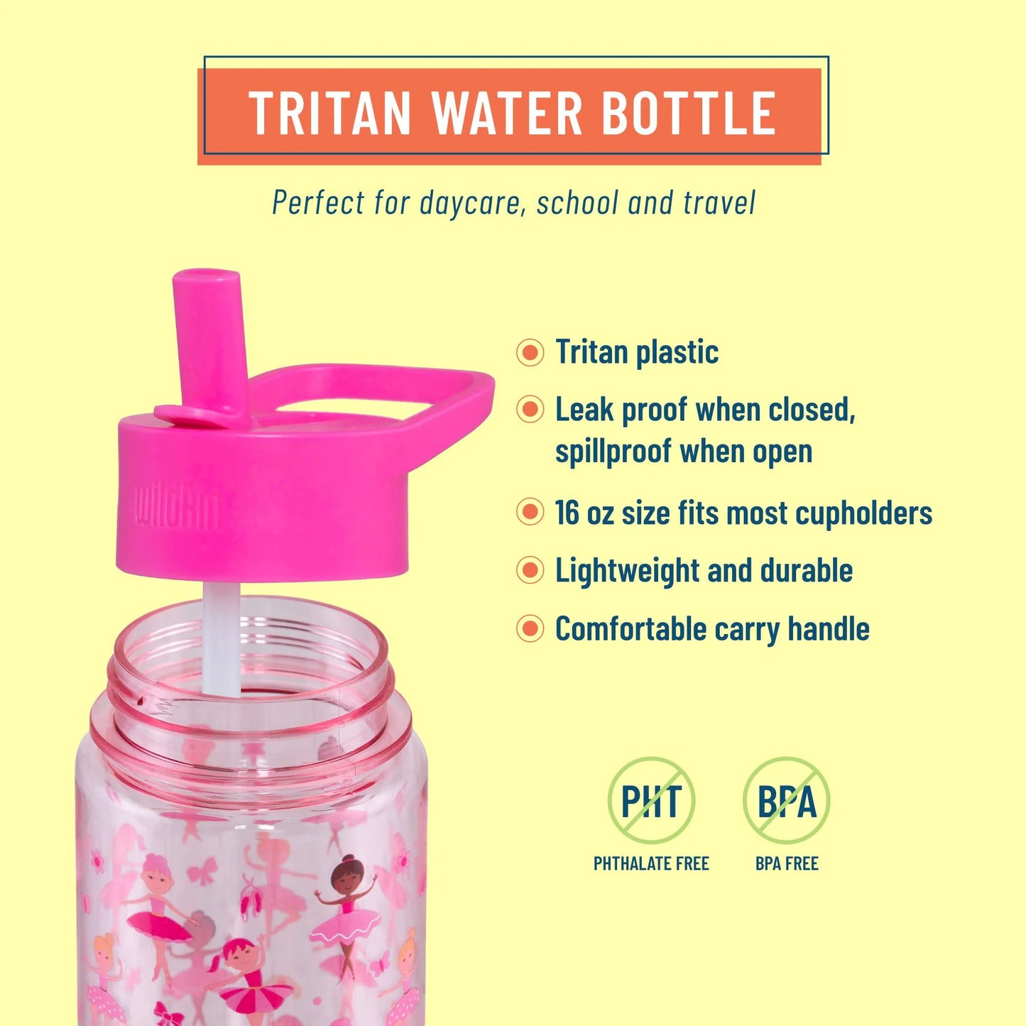 Ballerina Tritan Water Bottle 16 oz (41901)