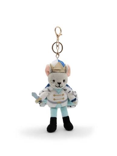 Plush Mouse King Keychain