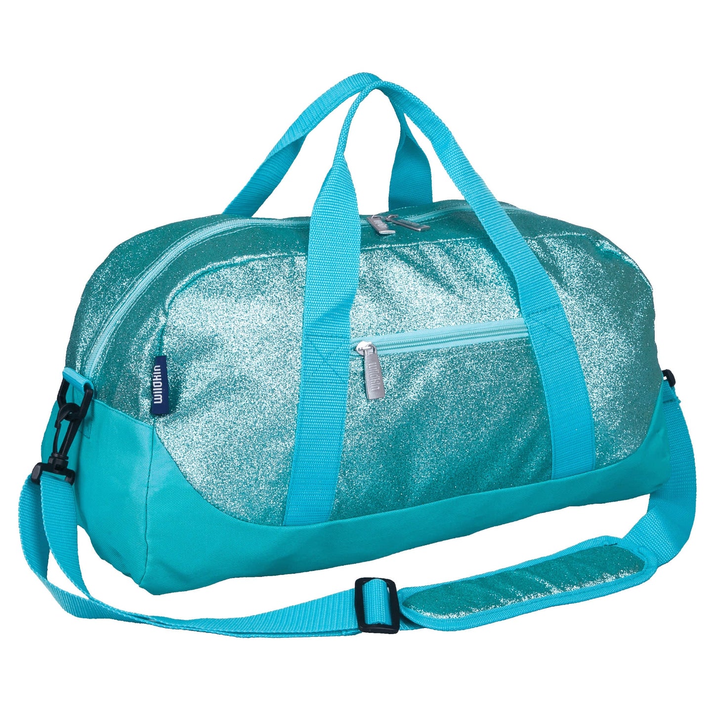 Blue Glitter Overnighter Duffel Bag (25905)