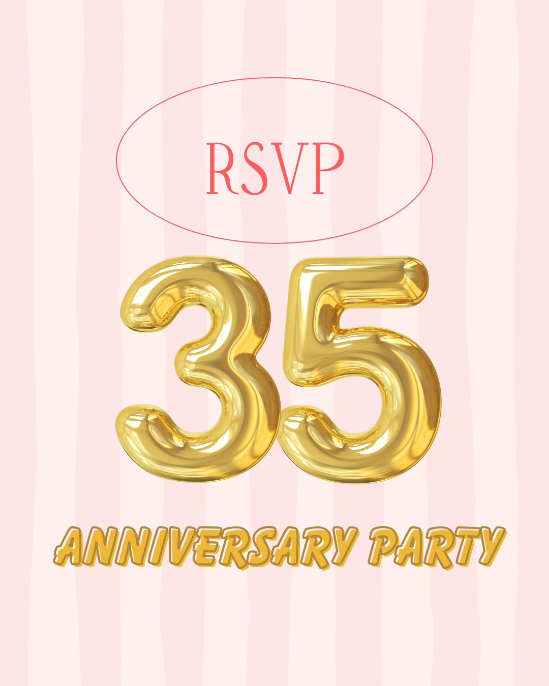 35th Anniversary Party - RSVP